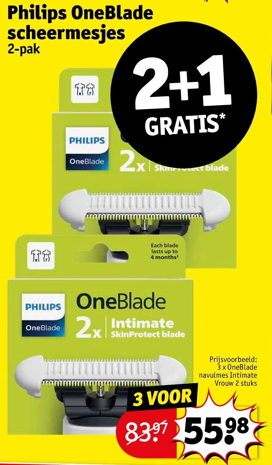 Philips OneBlade scheermesjes