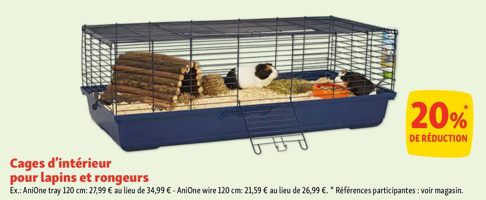 Cages d’intérieur pour lapins et rongeurs