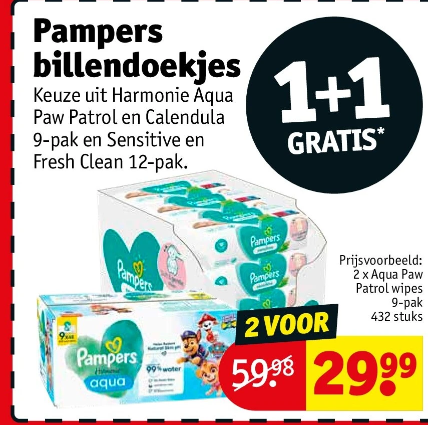 Pampers billendoekjes