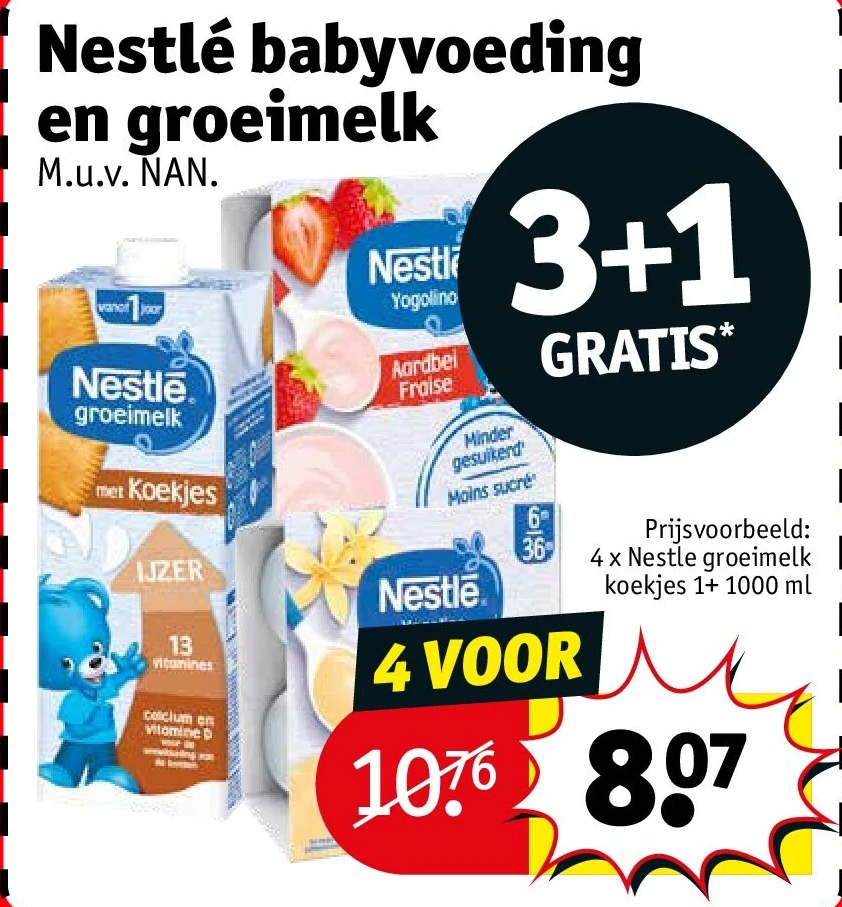 Nestlé babyvoeding en groeimelk