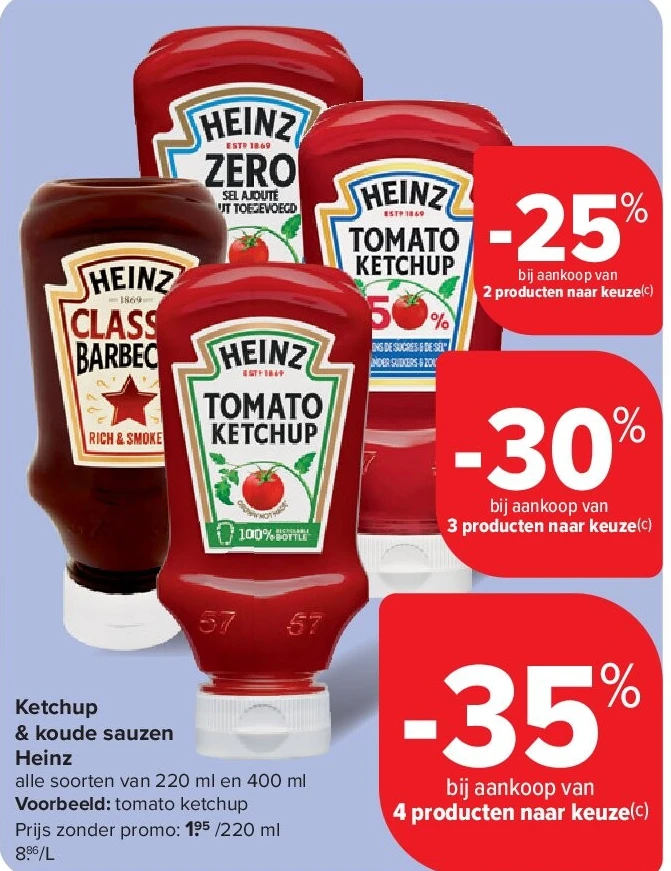 Ketchup & koude sauzen Heinz