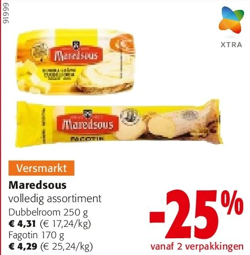 Maredsous Dubbelroom 250 g