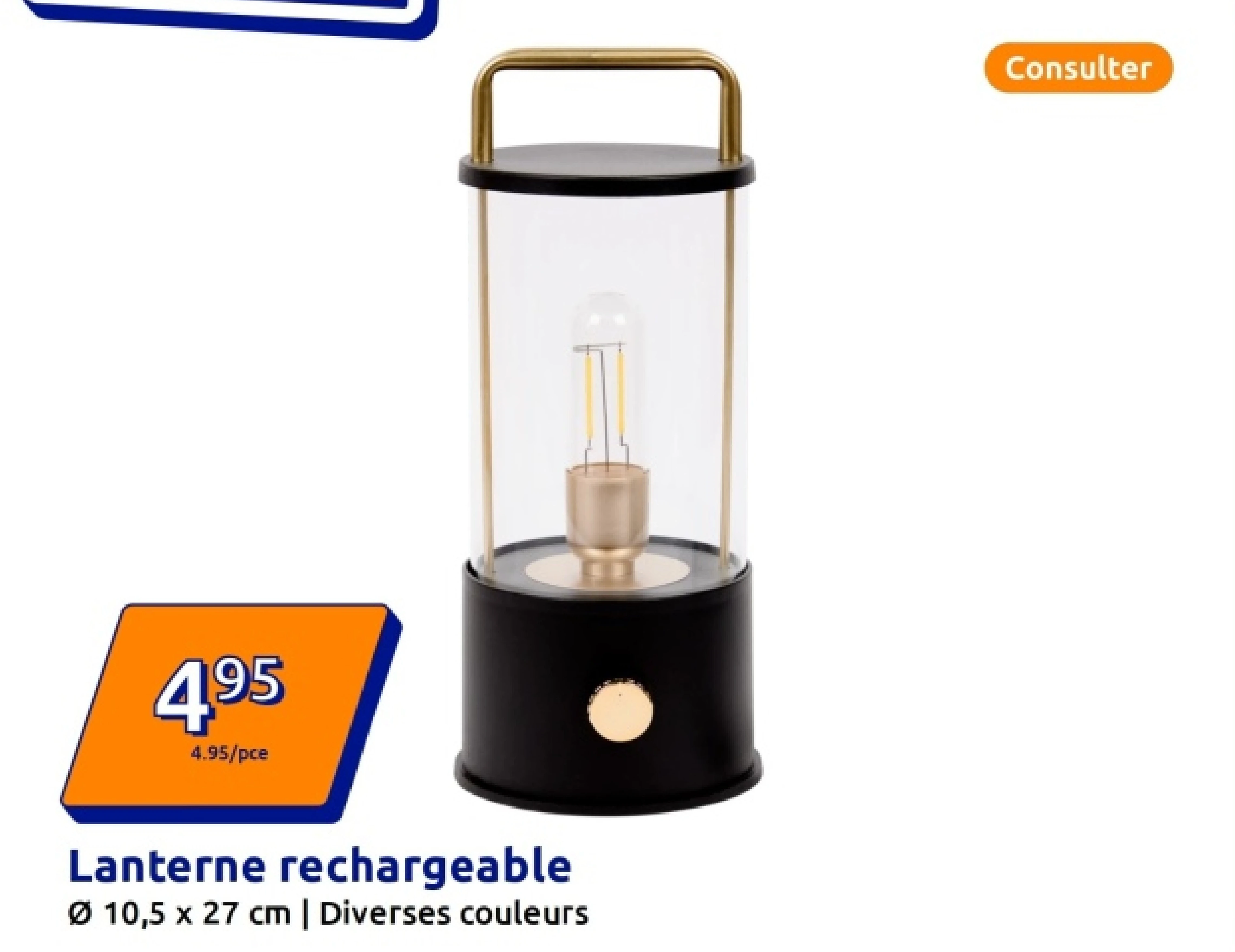 Lanterne rechargeable