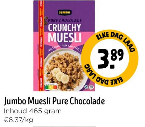 Jumbo Muesli Pure Chocolade