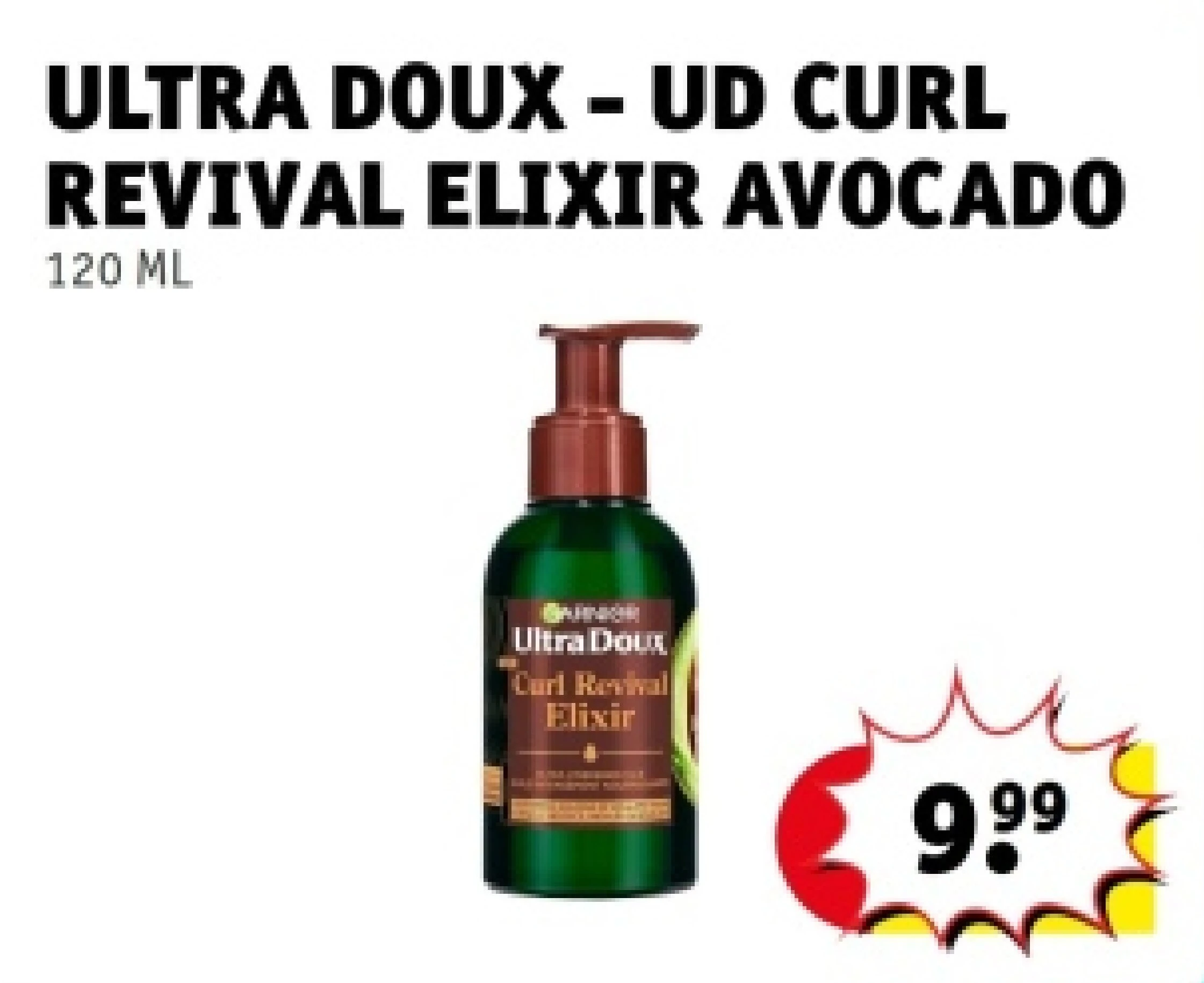 ULTRA DOUX - UD CURL REVIVAL ELIXIR AVOCADO