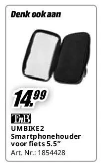UMBIKE2 Smartphonehouder voor fiets 5.5”