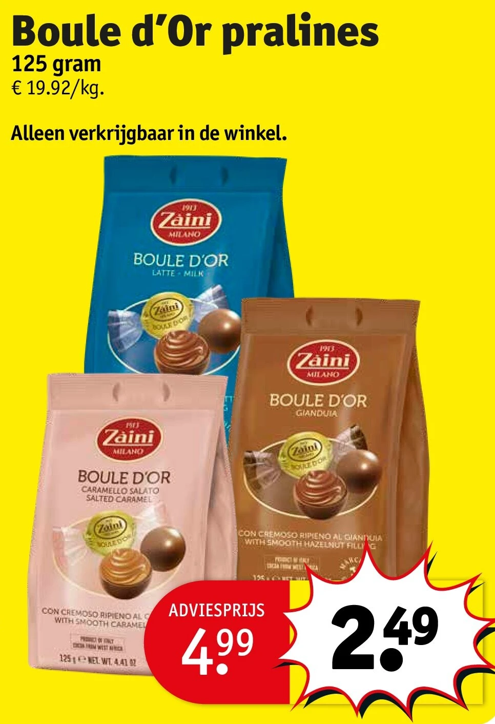 Boule d’Or pralines