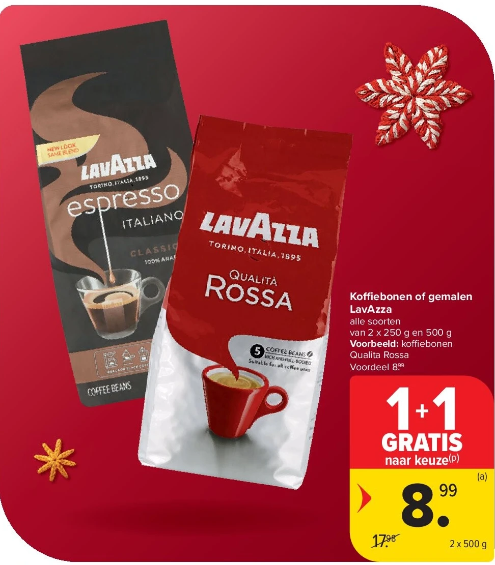 Koffiebonen of gemalen LavAzza