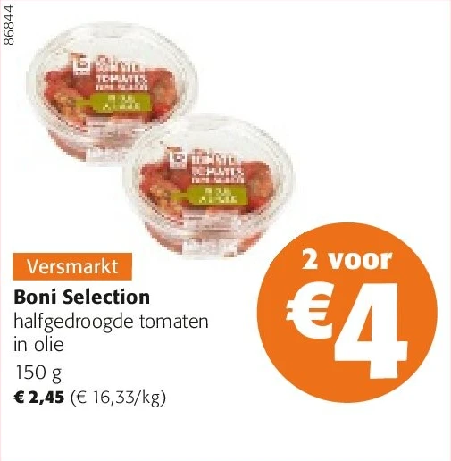 Boni Selection halfgedroogde tomaten in olie 150 g