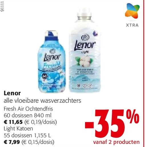 Lenor Fresh Air Ochtendfris 60 dosissen 840 ml
