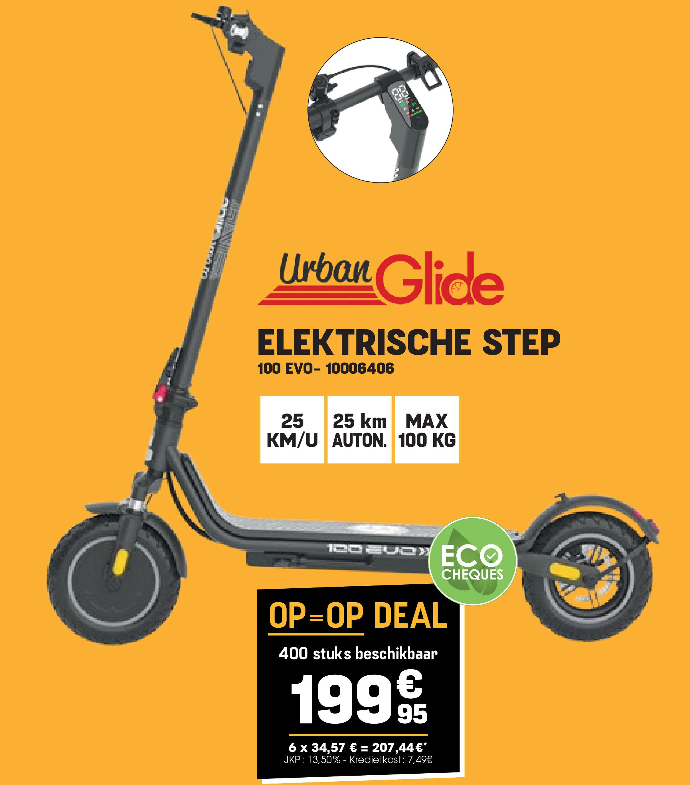 Urban Glide ELEKTRISCHE STEP 100 EVO
