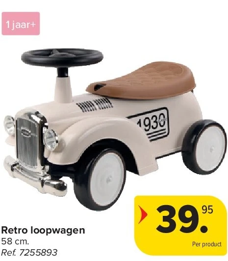 Retro loopwagen