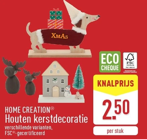 Houten kerstdecoratie