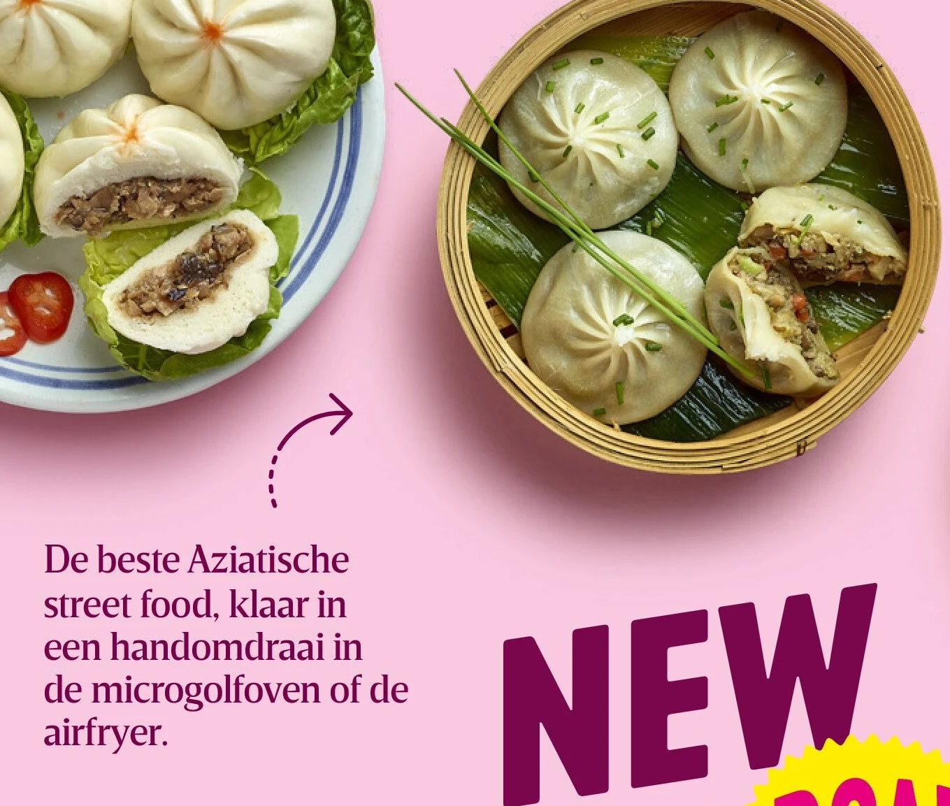 De beste Aziatische street food, klaar in een handomdraai in de microgolfoven of de airfryer.