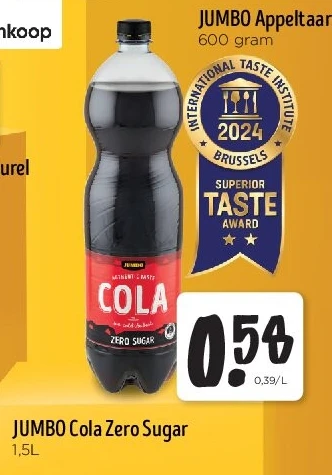 JUMBO Cola Zero Sugar 1,5L
