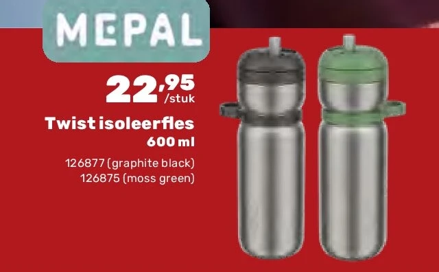 Twist isoleerfles 600 ml