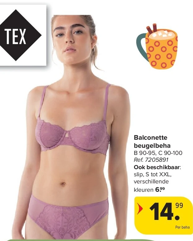 Balconette beugelbeha