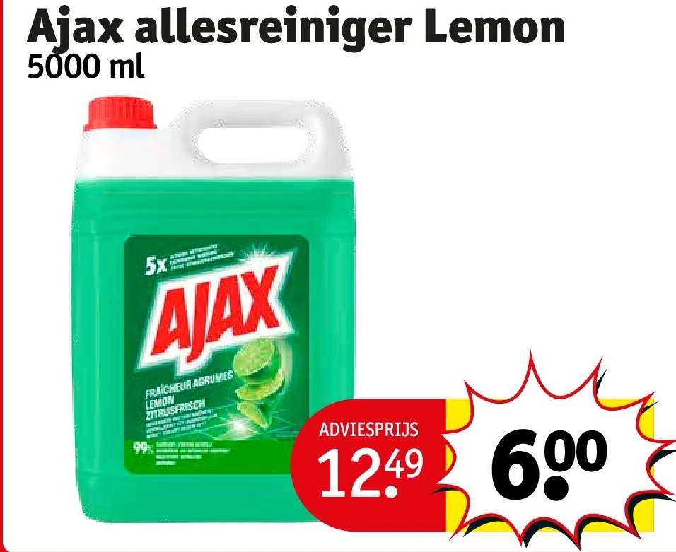 Ajax allesreiniger Lemon