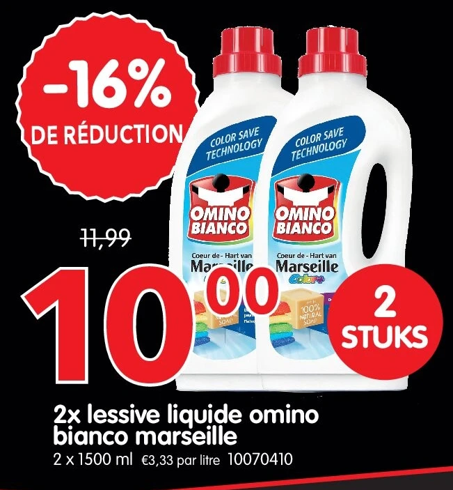2x lessive liquide omino bianco marseille
