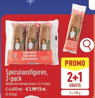 Speculoosfiguren, 3-pack