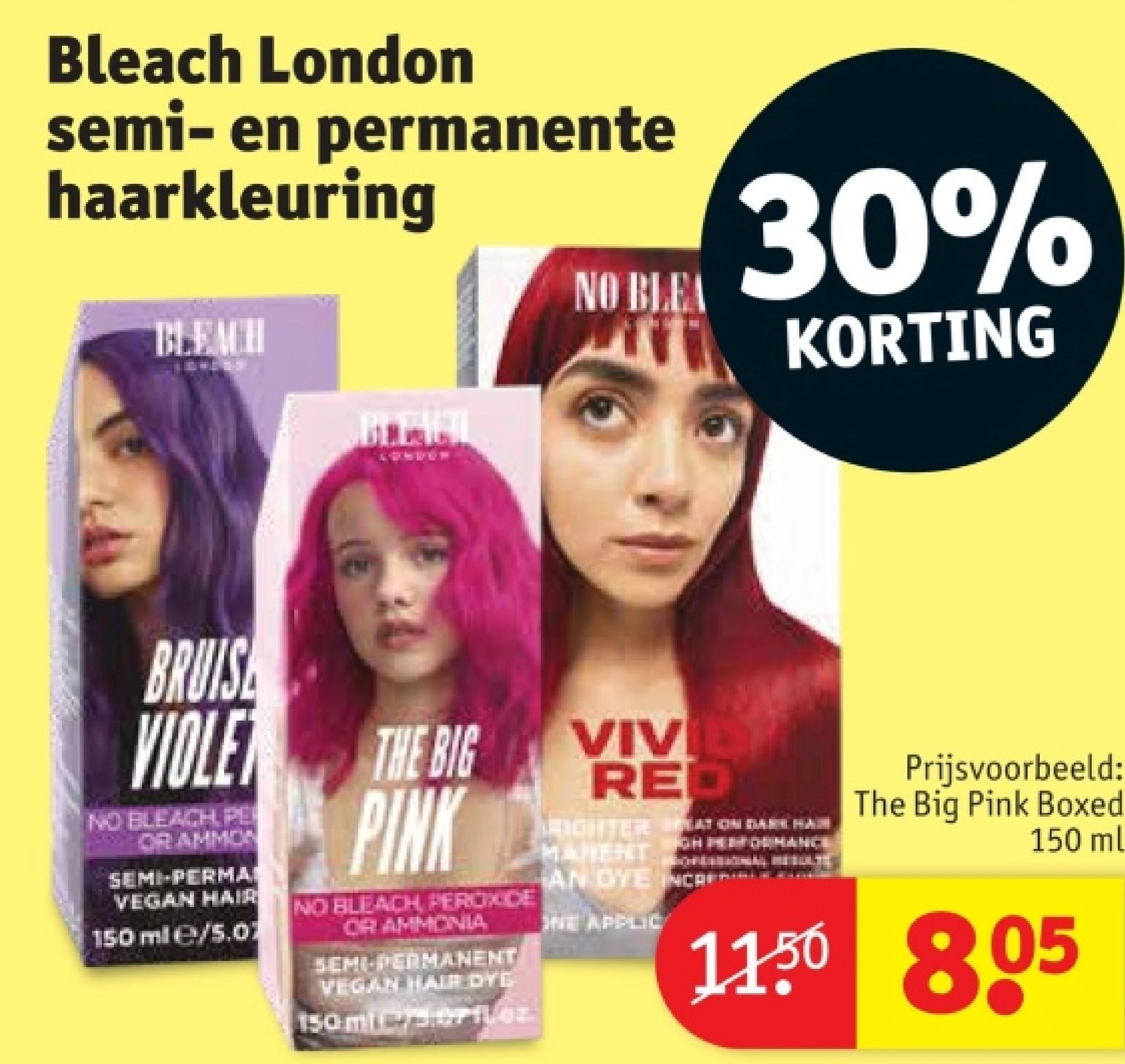 Bleach London semi- en permanente haarkleuring