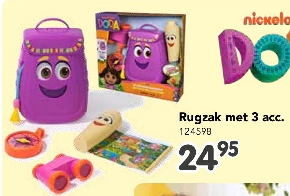 Rugzak met 3 acc.