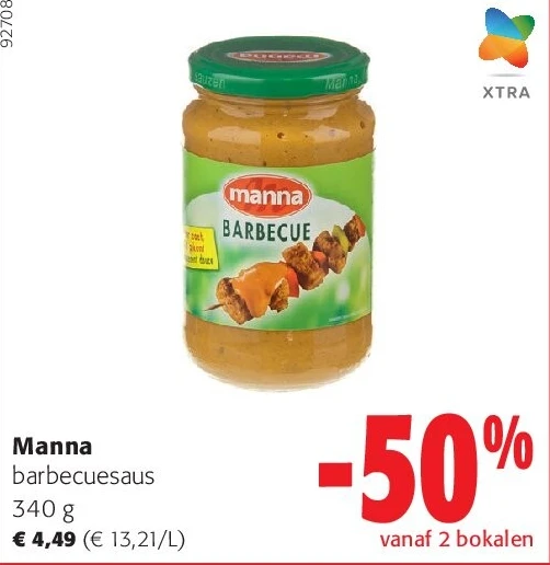 Manna barbecuesaus 340 g