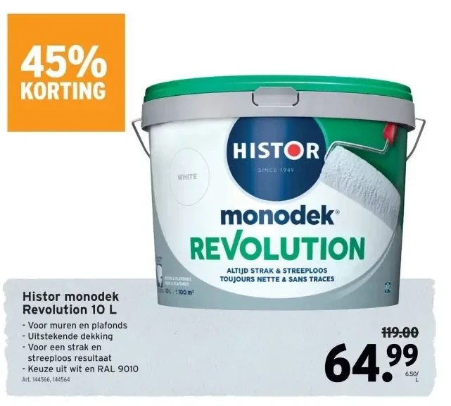Histor monodek Revolution 10 L