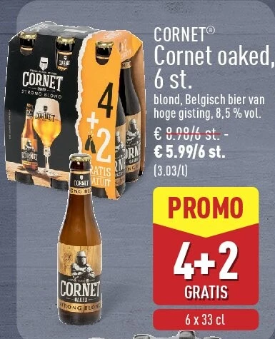 Cornet oaked, 6st.