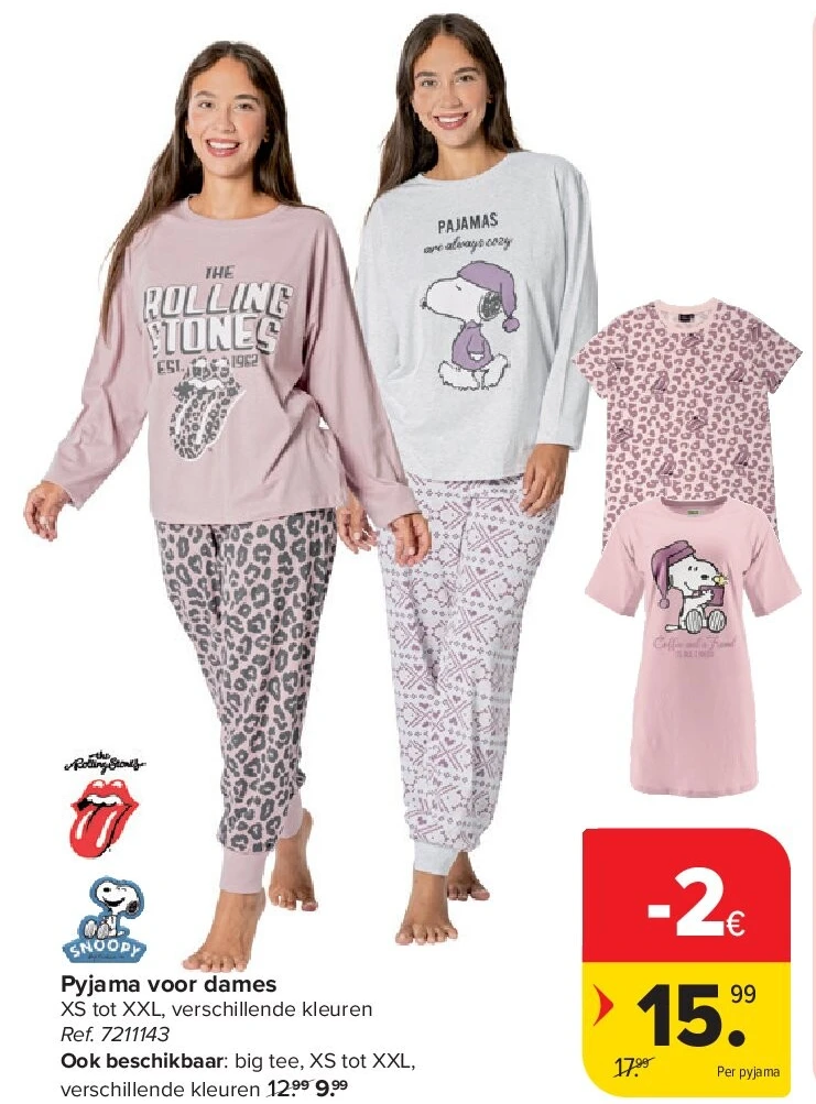 Pyjama voor dames