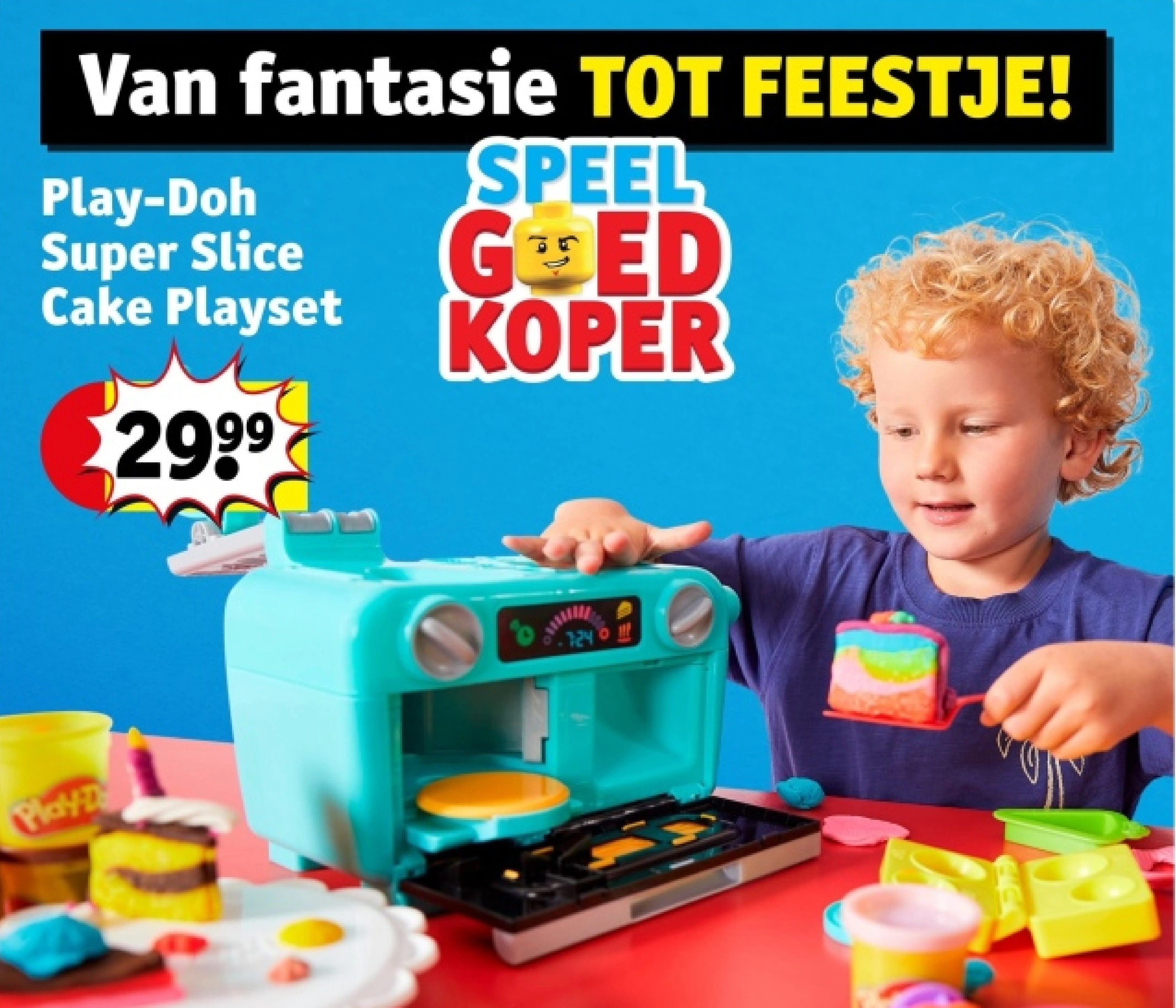 Play-Doh Super Slice Cake Playset