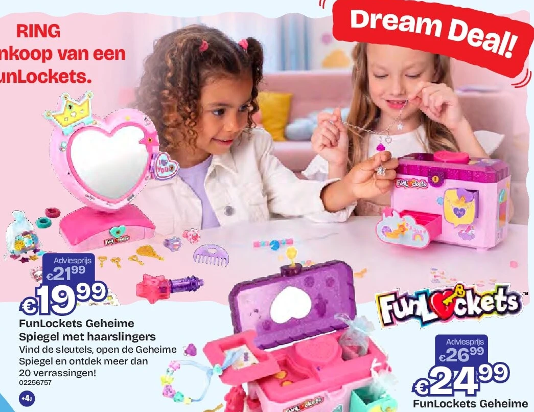 FunLockets Geheime Spiegel met haarslingers