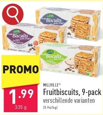 Fruitbiscuits, 9-pack