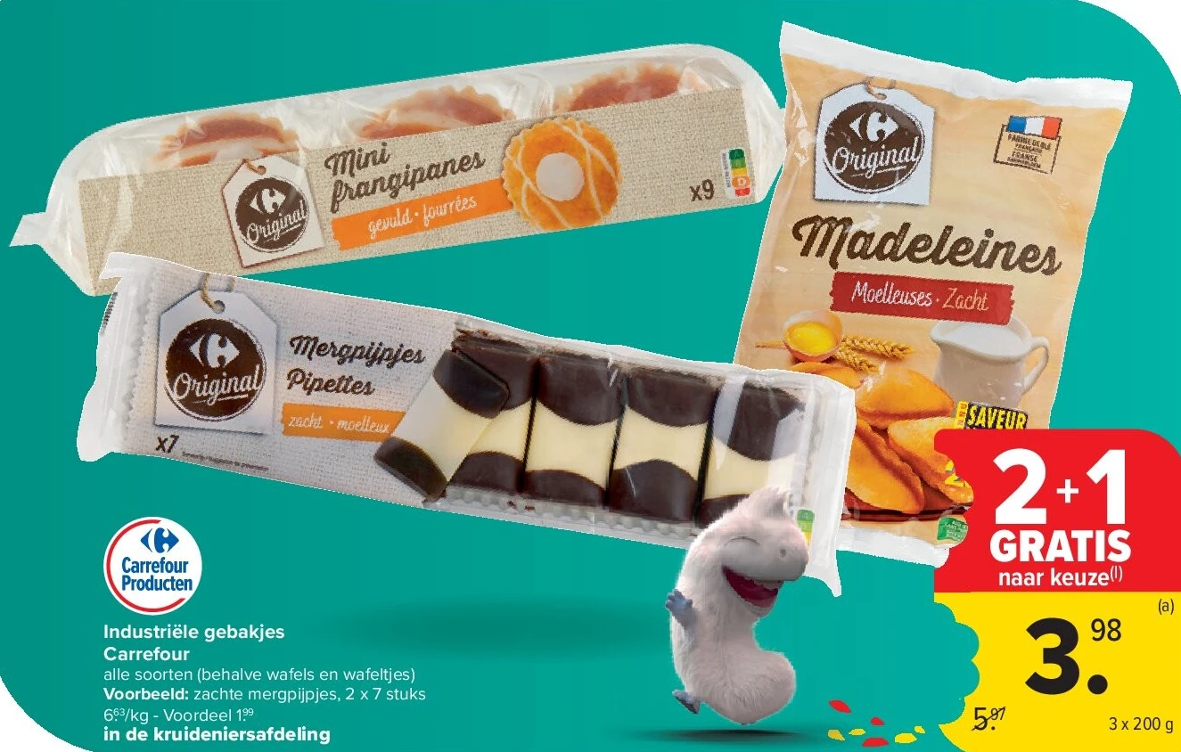 Industriële gebakjes Carrefour