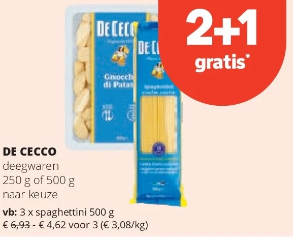 DE CECCO deegwaren 250 g