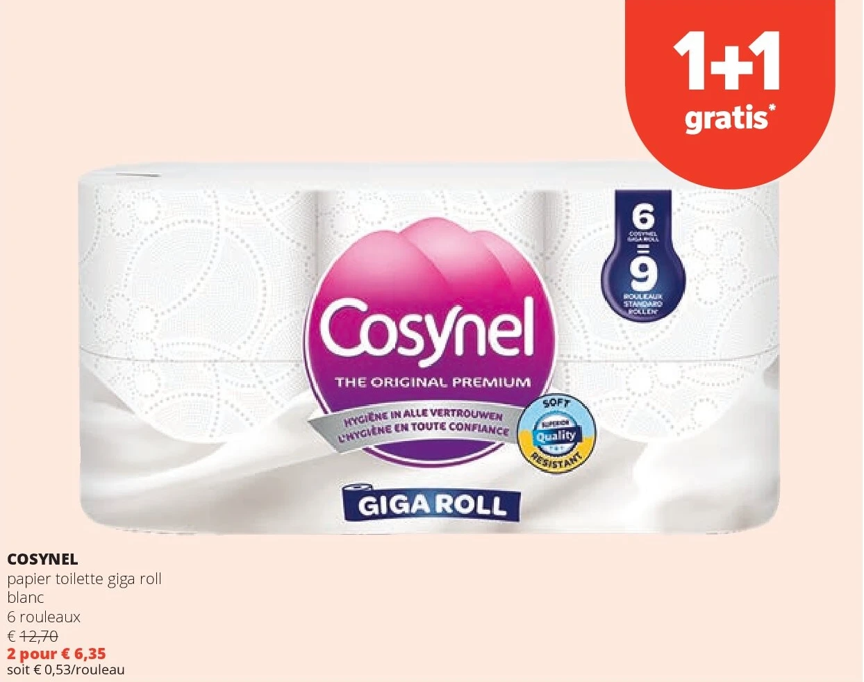 COSYNEL papier toilette giga roll