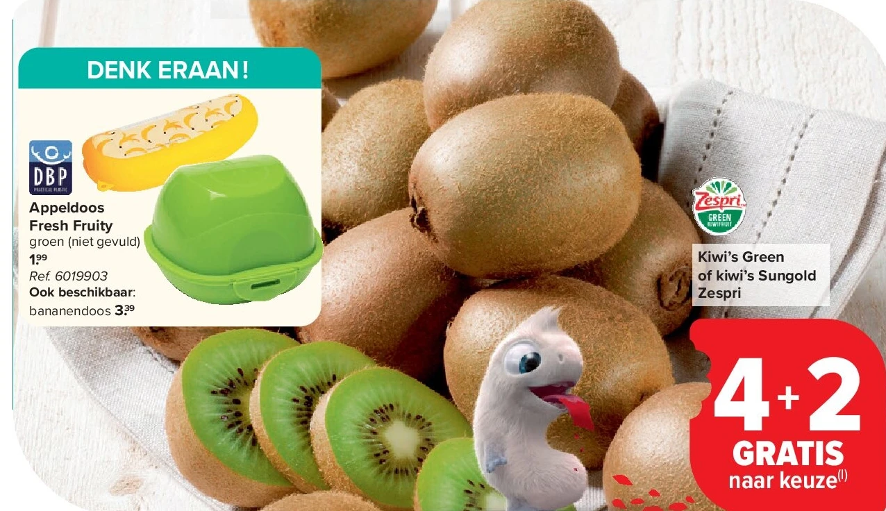 Kiwi’s Green of kiwi’s Sungold Zespri