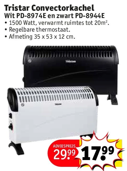 Tristar Convectorkachel