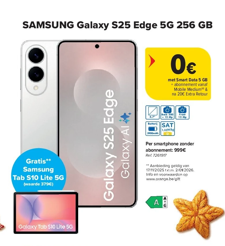 SAMSUNG Galaxy S25 Edge 5G 256 GB