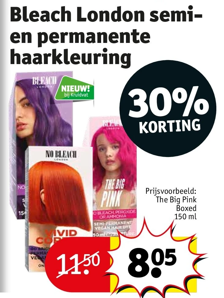 Bleach London semien permanente haarkleuring
