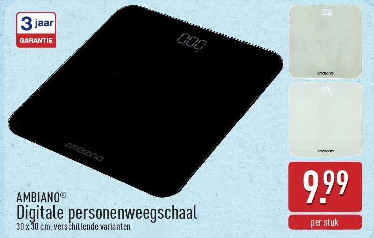 Digitale personenweegschaal