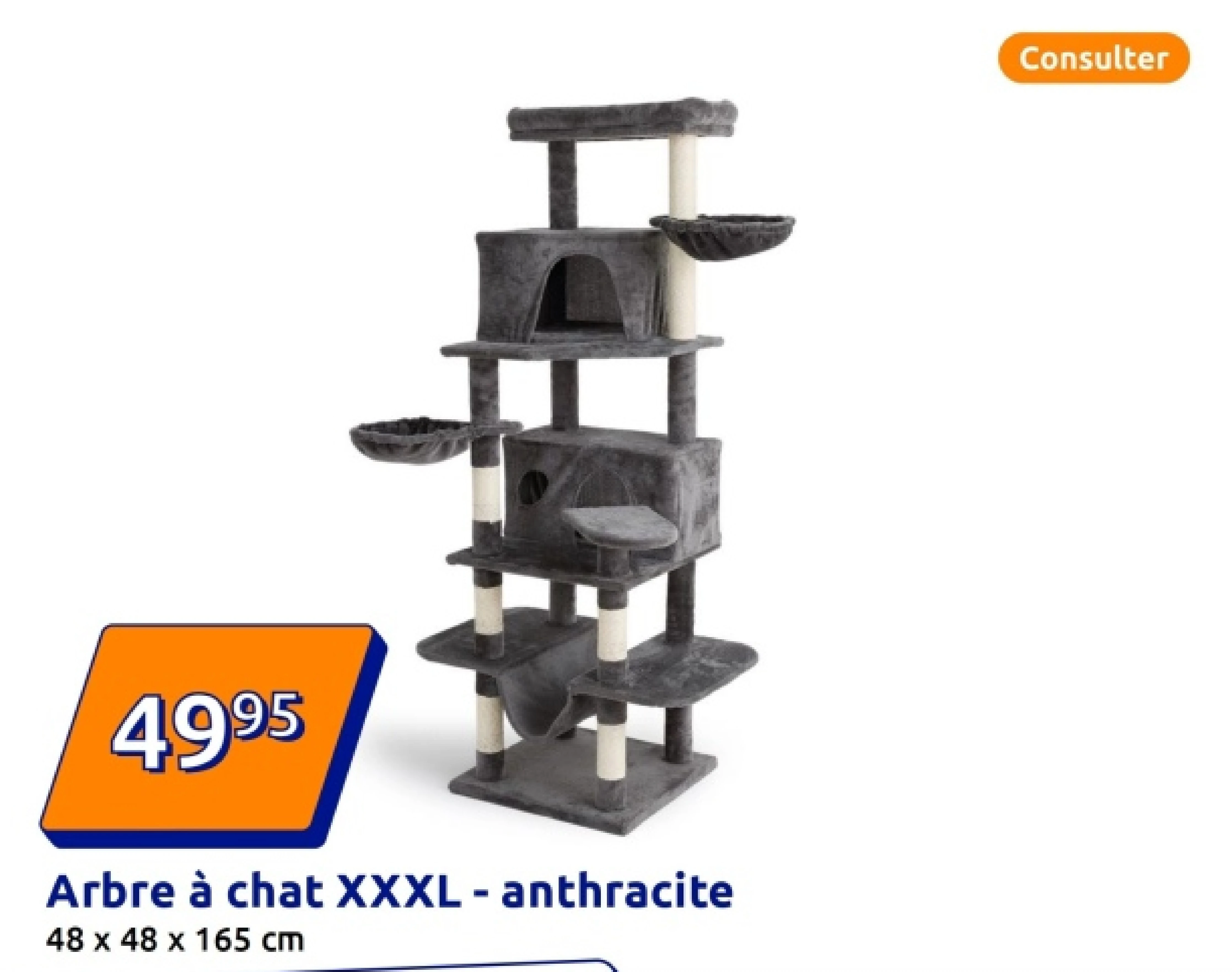 Arbre à chat XXXL - anthracite