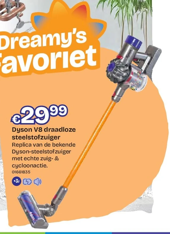 Dyson V8 draadloze steelstofzuiger