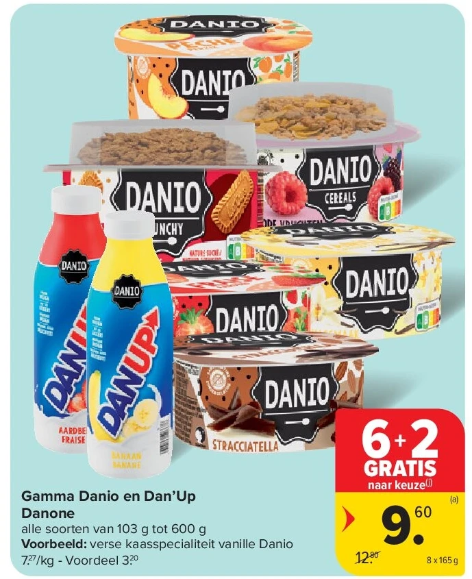 Gamma Danio en Dan’Up Danone