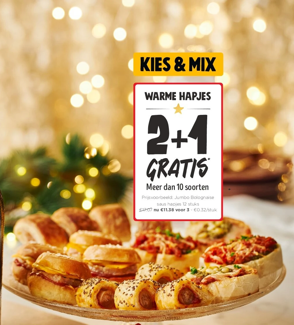 Jumbo Bolognaise saus hapjes 12 stuks