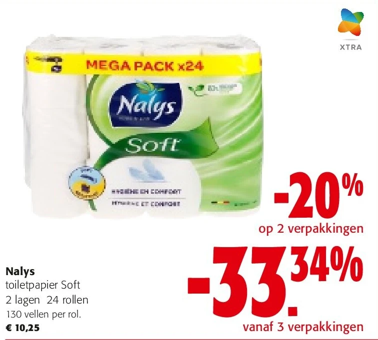 Nalys toiletpapier Soft