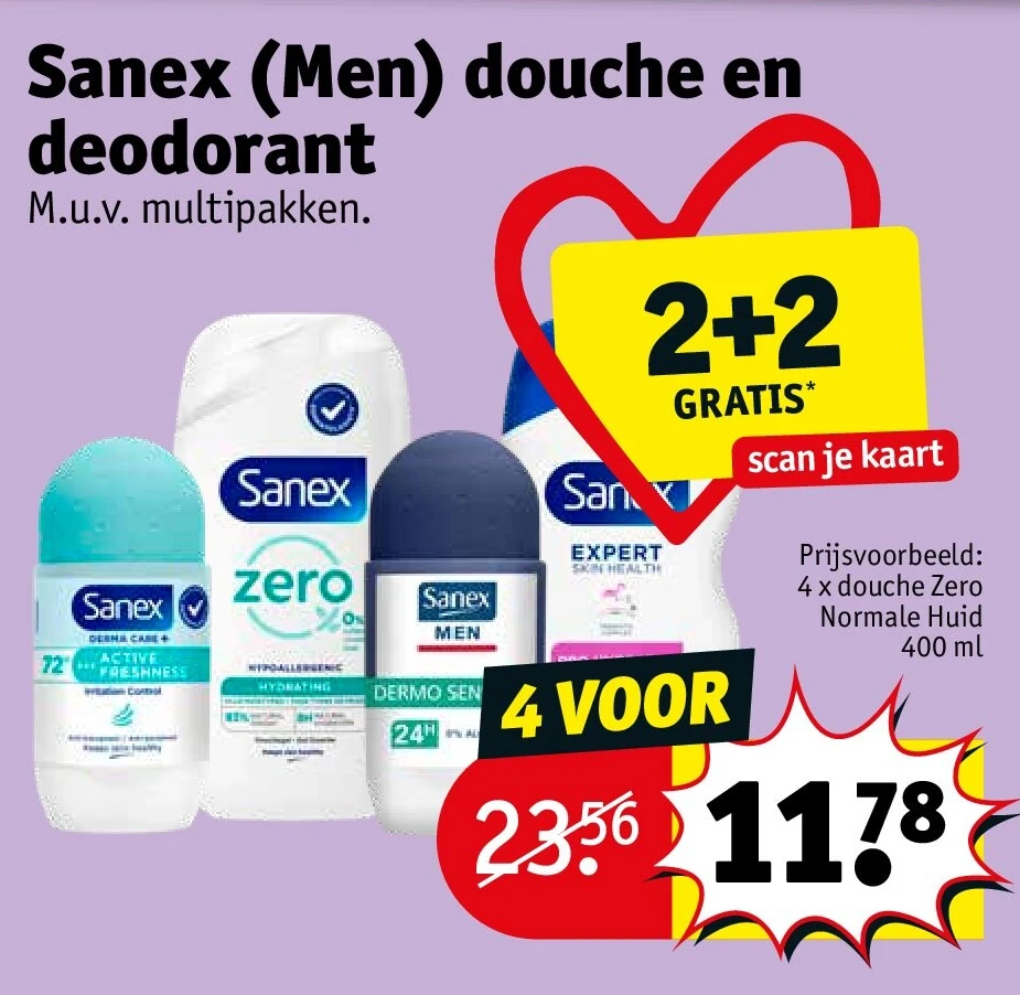 Sanex (Men) douche en deodorant