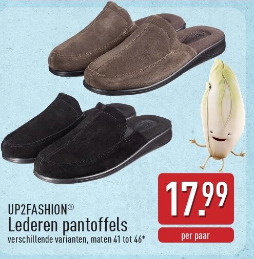 Lederen pantoffels