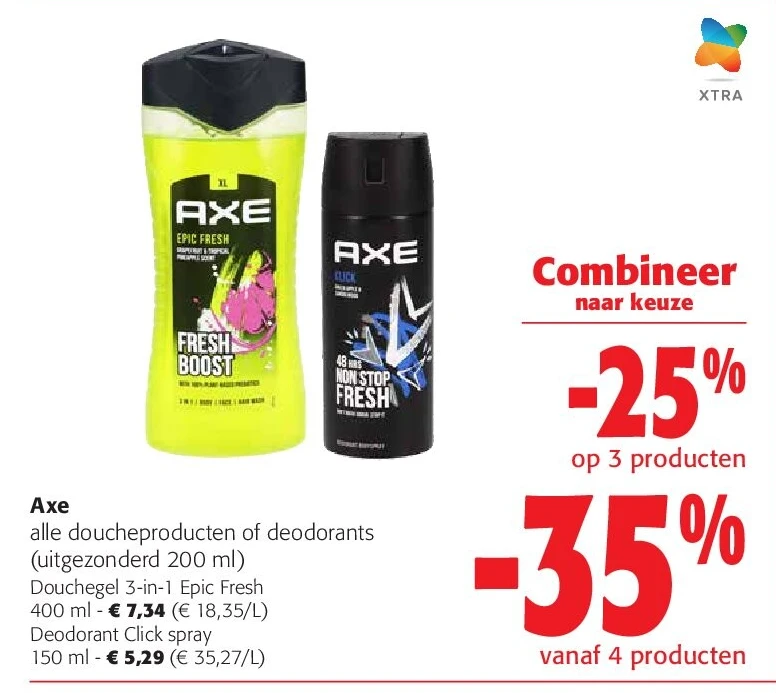 Axe Douchegel 3-in-1 Epic Fresh 400 ml