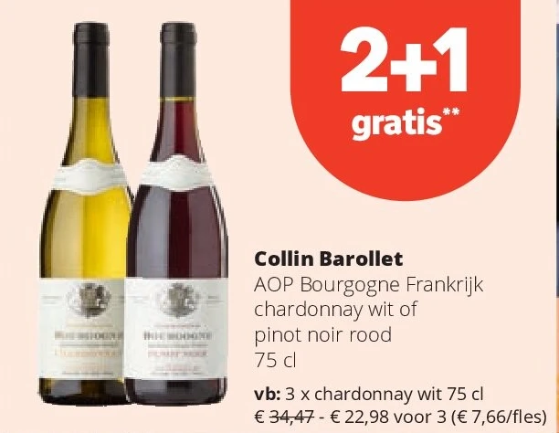 Collin Barollet chardonnay wit 75 cl